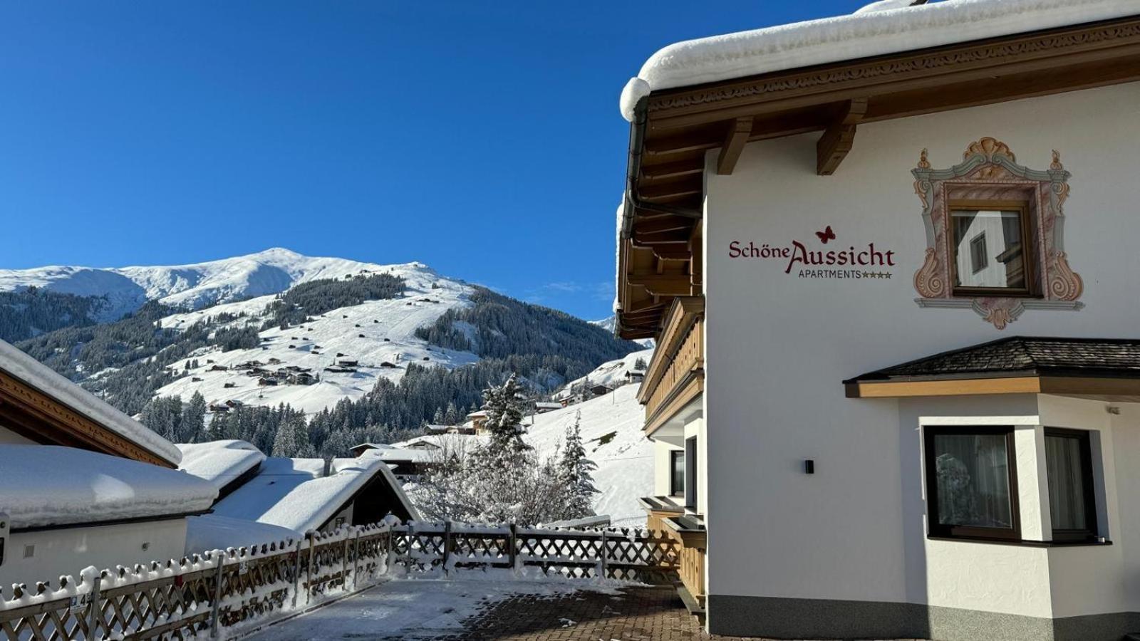 Schöne Aussicht Appartements Tux Exterior foto