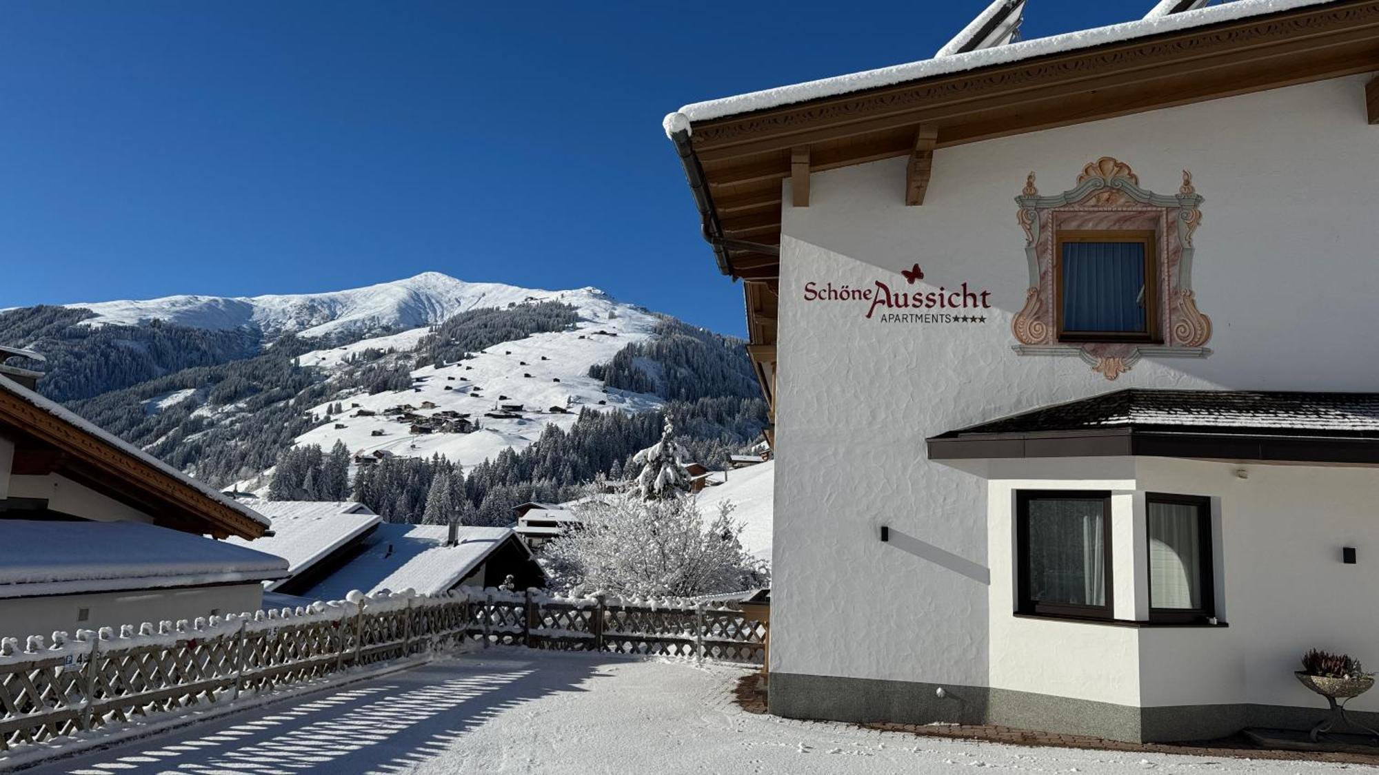 Schöne Aussicht Appartements Tux Exterior foto